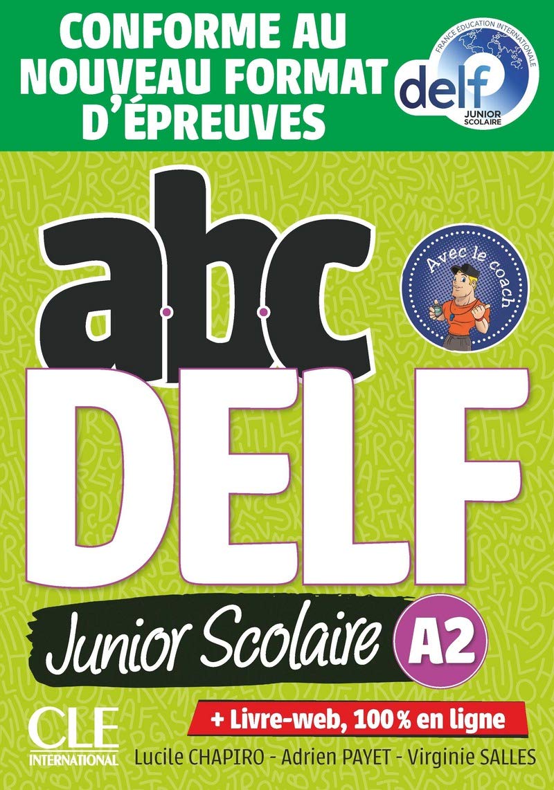 ABC DELF Junior scolaire 2021 édition A2 Livre + DVD...