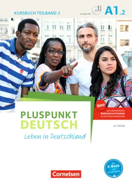Обкладинка "Pluspunkt  Deutsch NEU A1.2 Kursbuch mit Video-DVD"