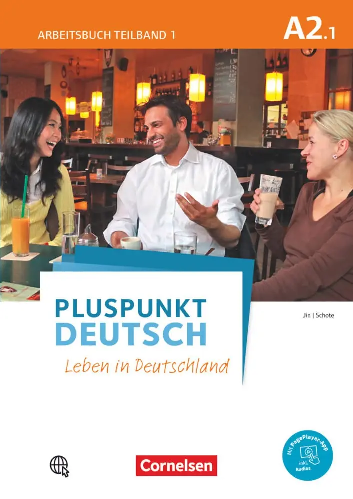 Обкладинка "Pluspunkt  Deutsch NEU A2.1 Arbeitsbuch mit Audio-CD und Lösungsbeileger"