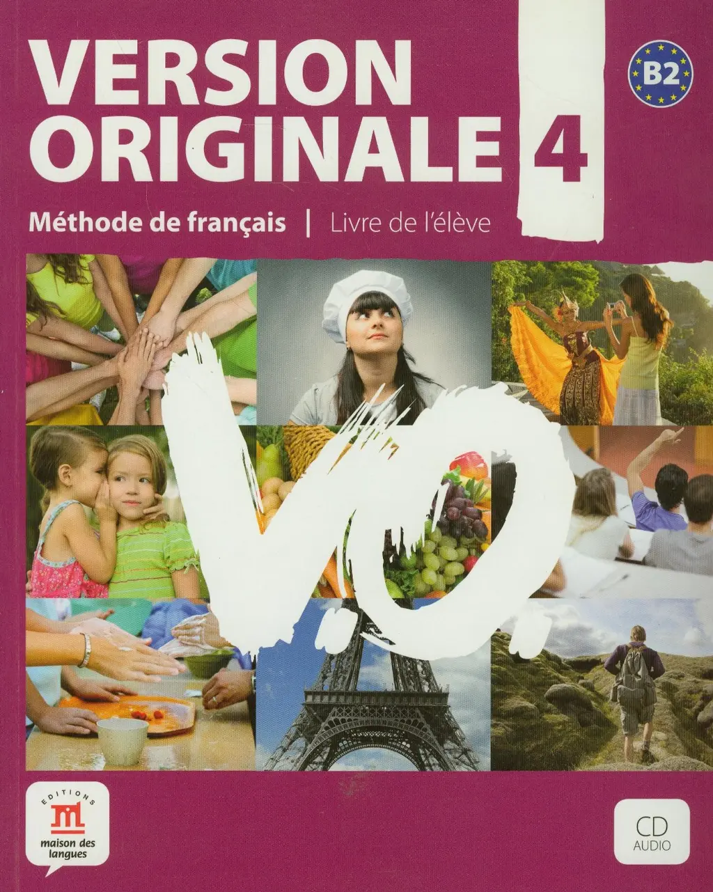Обкладинка "Version Originale 4 - Livre de l'e'le`ve + CD"