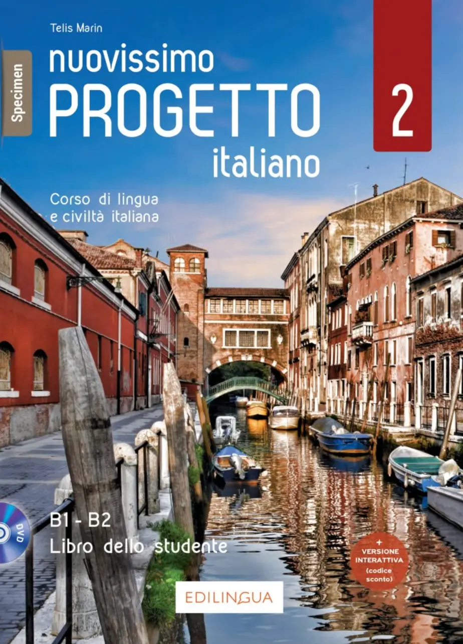 Progetto Italiano Nuovissimo 2 (B1-B2) Libro dello studente + Audio + Video