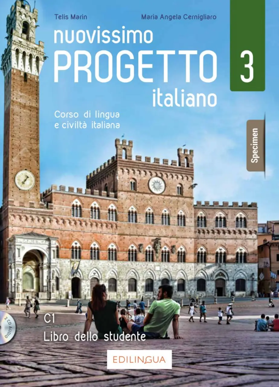 Обкладинка "Progetto Italiano Nuovissimo 3 (C1) Libro dello studente + CD Audio"