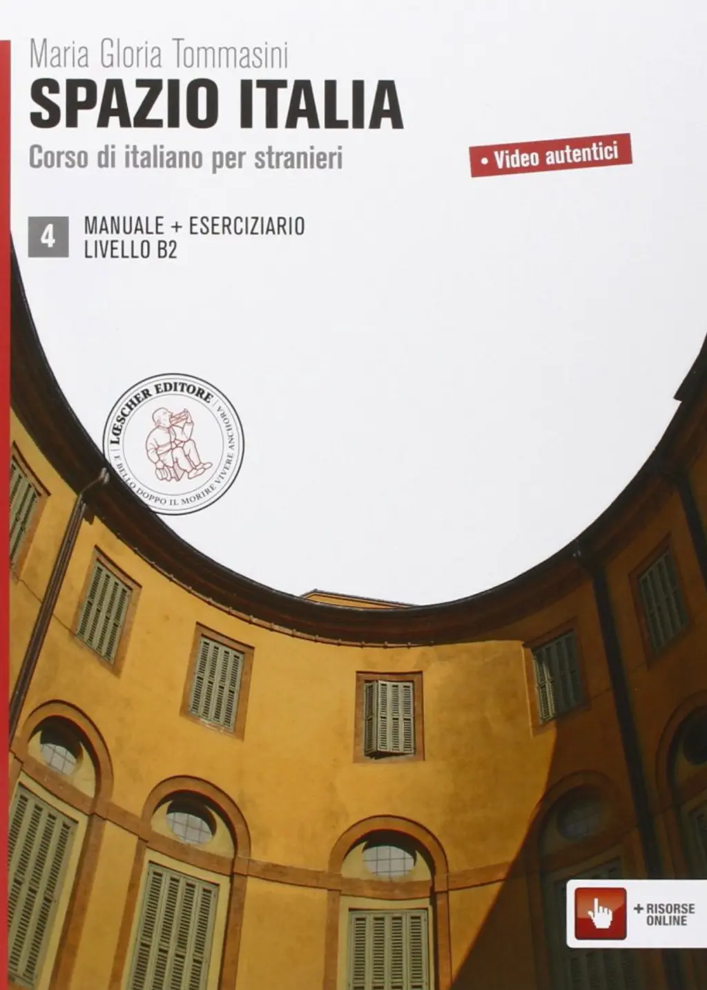 Обкладника "Spazio Italia 4 (B2) Manuale + Eserciziario + Risorse Online" Обкладинка "Spazio Italia 4 (B2) Manuale + Eserciziario + Risorse Online"