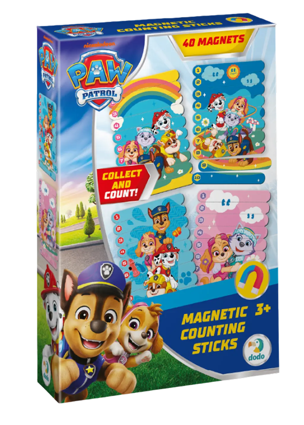 Обкладника "Магнітні палички для рахування Paw Patrol. Дружба зростає" Обкладинка "Магнітні палички для рахування Paw Patrol. Дружба зростає"