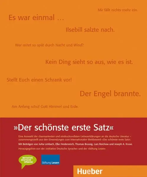 Обкладинка "Der schonste erste Satz"