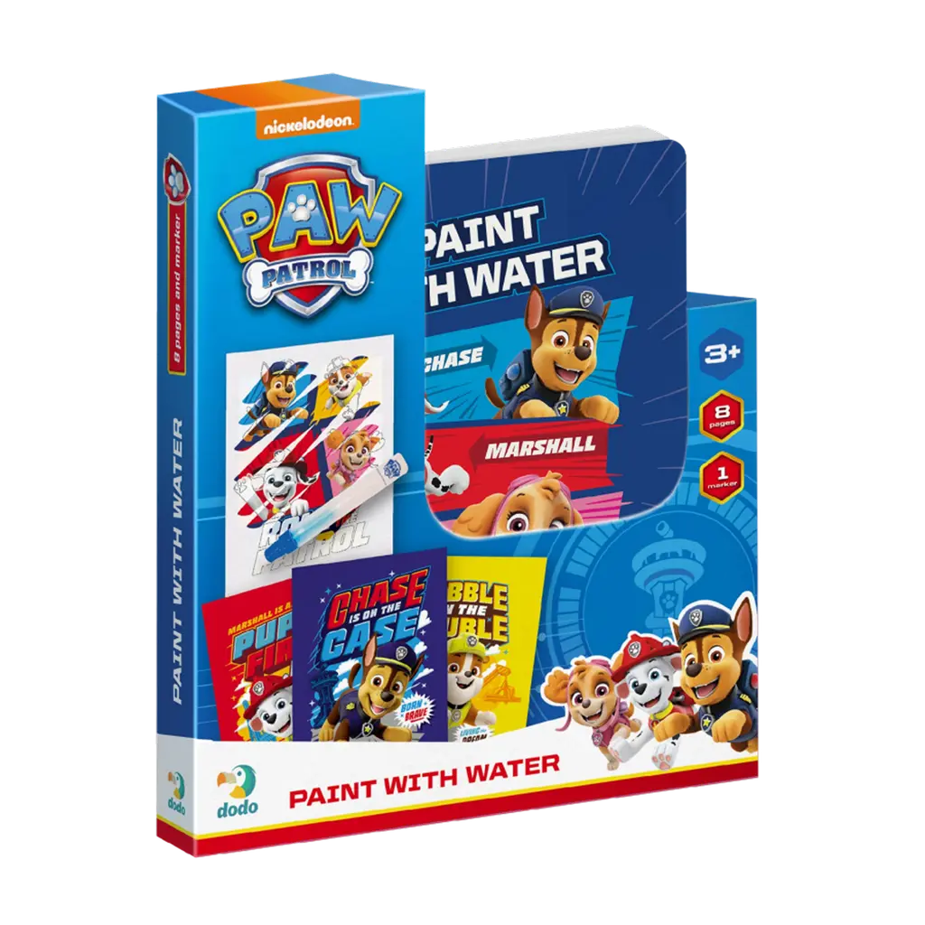 Обкладинка "Малюй водою Paw Patrol"