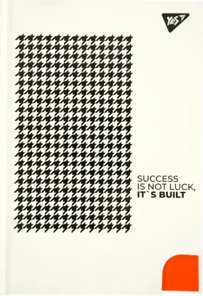 Блокнот YES А5/64 7БЦ Success is built. White, лінія