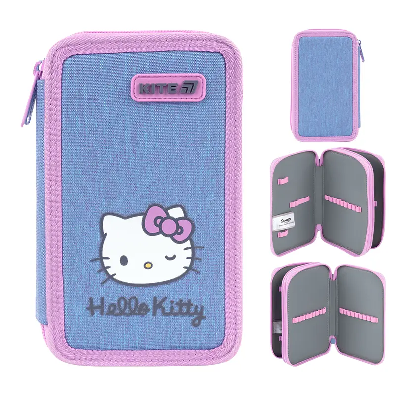Пенал без наповнення Kite Hello Kitty (2 відділення)