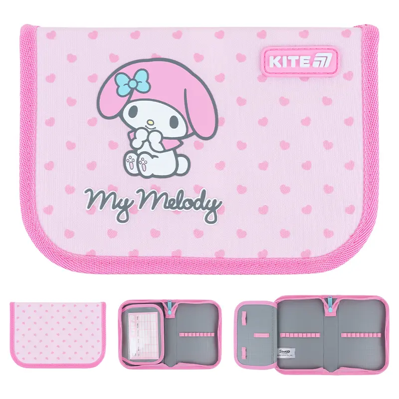 Пенал без наповнення Kite Hello Kitty (1 відділення, 1 відворот)