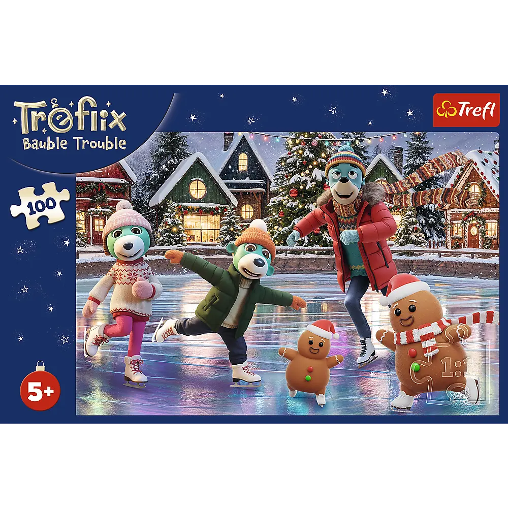 Пазли Trefl XMAS Зимові розваги Трефліків та Берта