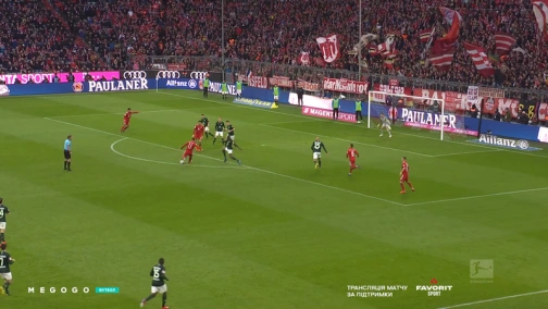 Round 25. Bayern — Wolfsburg 6:0. Match overview
