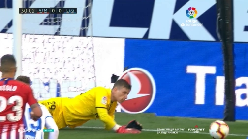 Round 27. Atlético Madrid — Leganés 1:0. Match overview