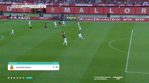 RCD Mallorca - Albacete Balompié 2:0. Battle for a place in La Liga. Highlights