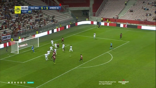 Round 1. Nice — Amiens 2:1. Highlights