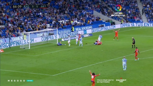 8-й тур. Реал Сосьєдад — Хетафе 1:2. Огляд матчу