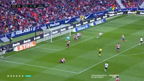 Round 9. Atletico Madrid — Valencia 1:1. Highlights