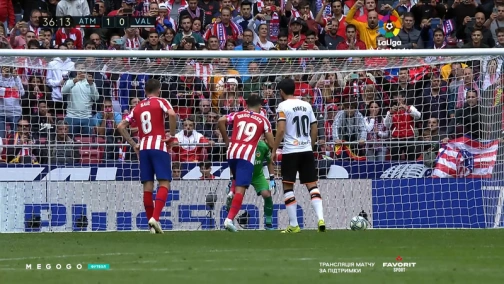 9-й тур. Атлетіко — Валенсія 1:1. Огляд матчу