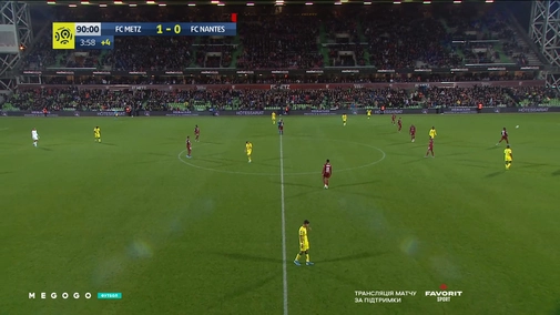 Round 10. Metz — Nantes 1:0. Highlights