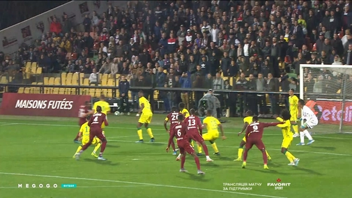 Round 10. Metz — Nantes 1:0. Highlights