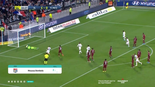 11 тур. Лион — Мец 2:0. Обзор матча