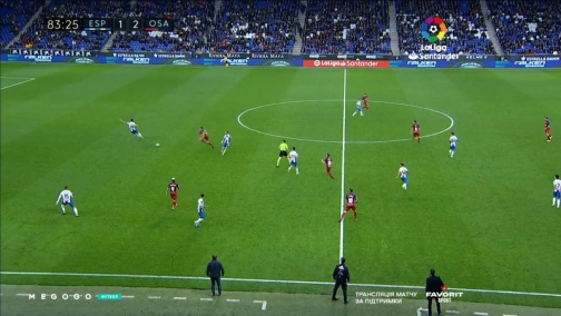 15-й тур. Еспаньйол — Осасуна 2:4. Огляд матчу