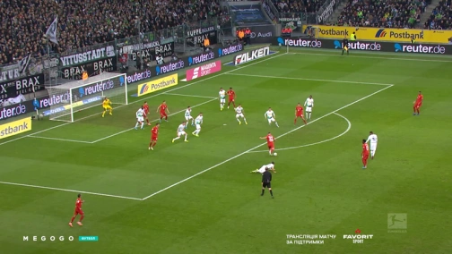 14-й тур. Боруссия Менхенгладбах — Бавария 2:1. Обзор матча