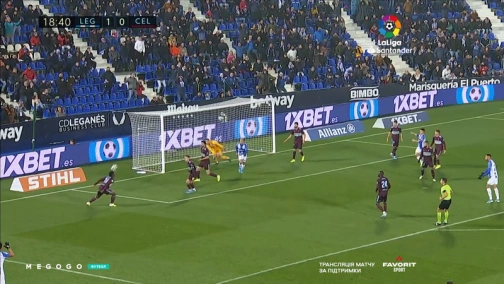 Round 16. Leganes — Celta 3:2. Highlights