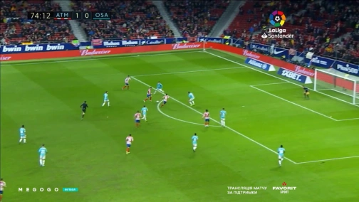 17-й тур. Атлетико — Осасуна 2:0. Обзор матча