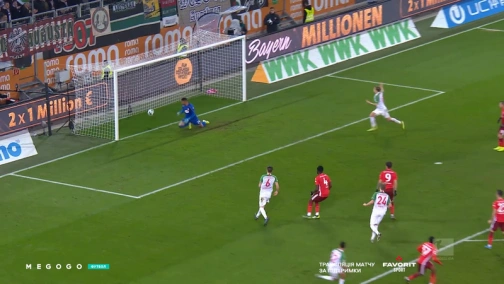 16-й тур. Аугсбург — Фортуна 3:0. Огляд матчу