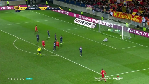 Coupe de la Ligue 1/8 finals. Le Mans — PSG 1:4. Highlights