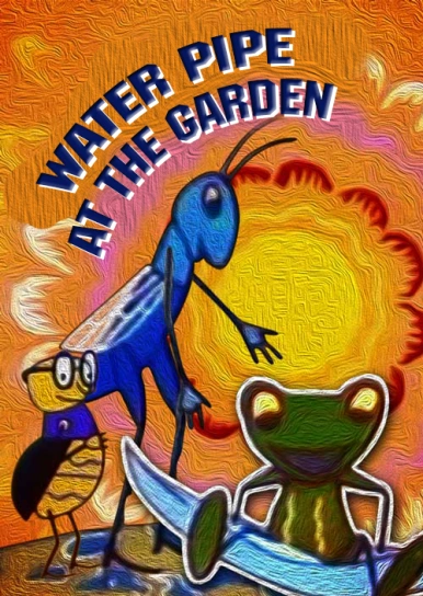 Water pipe at the garden