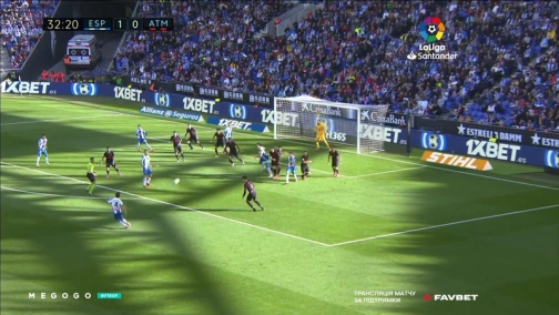 26-й тур. Еспаньйол — Атлетіко. 1:1 Огляд матчу