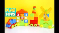 Playing toy trains & lego building blocks! Play Toys