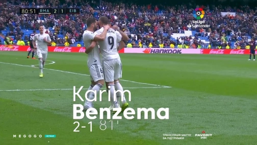 Round 31. Real Madrid — Eibar 2:1. Match overview