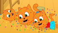 Cats Family in English - Candy Party Animation