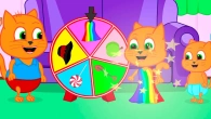 Cats Family in English - Magic Outfit From The Wishing Machine Animation