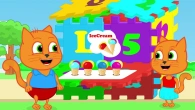 Cats Family in English - Lego Rainbow Shop Animation