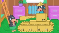 Benny Mole and Friends - Cardboard Tank Cartoon for Kids