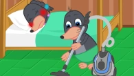 Benny Mole and Friends - House Cleaning Cartoon for Kids