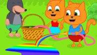 Cats Family en Français - Arc En Ciel Fait Maison Vidéos Animés 2020 en Français