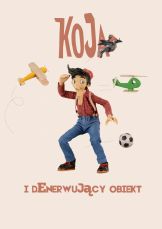 Koja i denerwujący obiekt — plakat