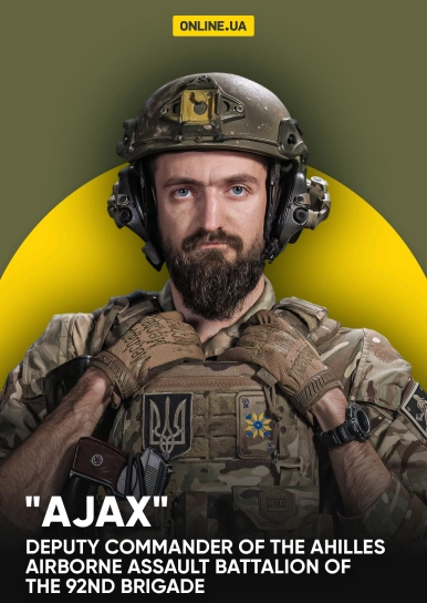 “Ajax”, Deputy Commander of the Ahilles Airborne Assault Battalion of the 92nd Brigade