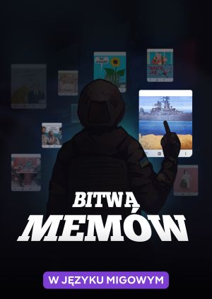 Bitwa Memów (w języku migowym) — plakat