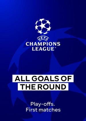 Champions League. 1/16 Finals. First Matches. All Goals of the Round