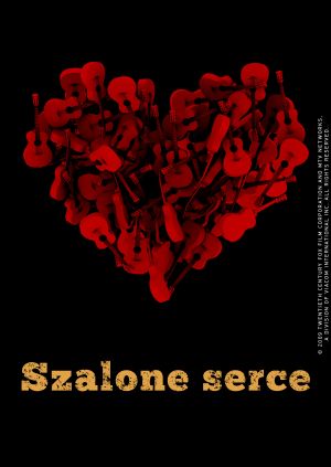 Szalone serce — plakat